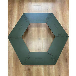 Hexagonal Wooden BBQ <b>Foldable</b> <b>Picnic</b> <b>Table</b> Barbecue Event <b>Tables</b> Folding Wooden Camping <b>Table</b> - Product Image 6