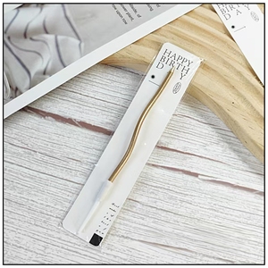 Caja Personal <span class=keywords><strong>de</strong></span> <span class=keywords><strong>Velas</strong></span> Curvas <span class=keywords><strong>de</strong></span> Cera, Decoración para Pastel <span class=keywords><strong>de</strong></span> <span class=keywords><strong>Cumpleaños</strong></span>, Accesorios Simples para Fotomatón Infantil en Oro Champán y Plata - Product Image 1
