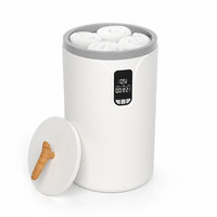 Seau chauffant pour serviettes de qualité supérieure avec verrou de sécurité, chauffe-serviettes électrique intelligent avec affichage LED, minuterie et contrôle de la température