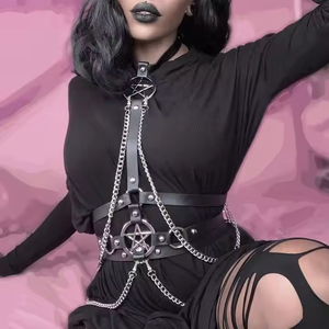 BDSM ชุดชั้นในเต้นรำสำหรับผู้ใหญ่สำหรับผู้หญิงชุดชั้นในเซ็กซี่ชุดชั้นในของขวัญสำหรับผู้หญิงสายรัดทาสหนัง PU - Product Image 2