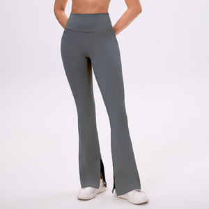 Pantalones de Yoga Casuales de Cintura Alta con Efecto Levanta Glúteos, Ajustados, Deportivos, de Pierna Ancha, Elásticos, Largos, para Mujer - Product Image 5