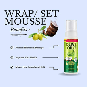 <span class=keywords><strong>Perruque</strong></span> <span class=keywords><strong>olive</strong></span> bouclée unisexe à tenue moyenne <span class=keywords><strong>Mousse</strong></span> de coiffure biologique forte Produit de coiffure biologique à prix d'usine - Product Image 5