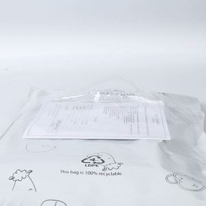 ถุงพลาสติกกันน้ำสีขาวสำหรับจัดส่ง  แบบยืดหยุ่น  วัสดุ LDPE HDPE  รับพิมพ์โลโก้ตามสั่ง  ถุงไปรษณีย์แบบมีช่องใส่ของ - Product Image 2