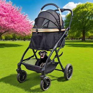 दोहरी-पालतू डीलक्स स्टालरः भारी शुल्क 4-पहिया डिजाइन, बड़े फरारी दोस्तों के लिए आदर्श - Product Image 6