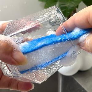 Spugna <span class=keywords><strong>per</strong></span> Pulizia in Polpa di Legno e Cotone, Spugne <span class=keywords><strong>per</strong></span> Pulizia Cucina Non Abrasive, Spugna <span class=keywords><strong>per</strong></span> Lavaggio <span class=keywords><strong>Piatti</strong></span> <span class=keywords><strong>per</strong></span> Casa - Product Image 6