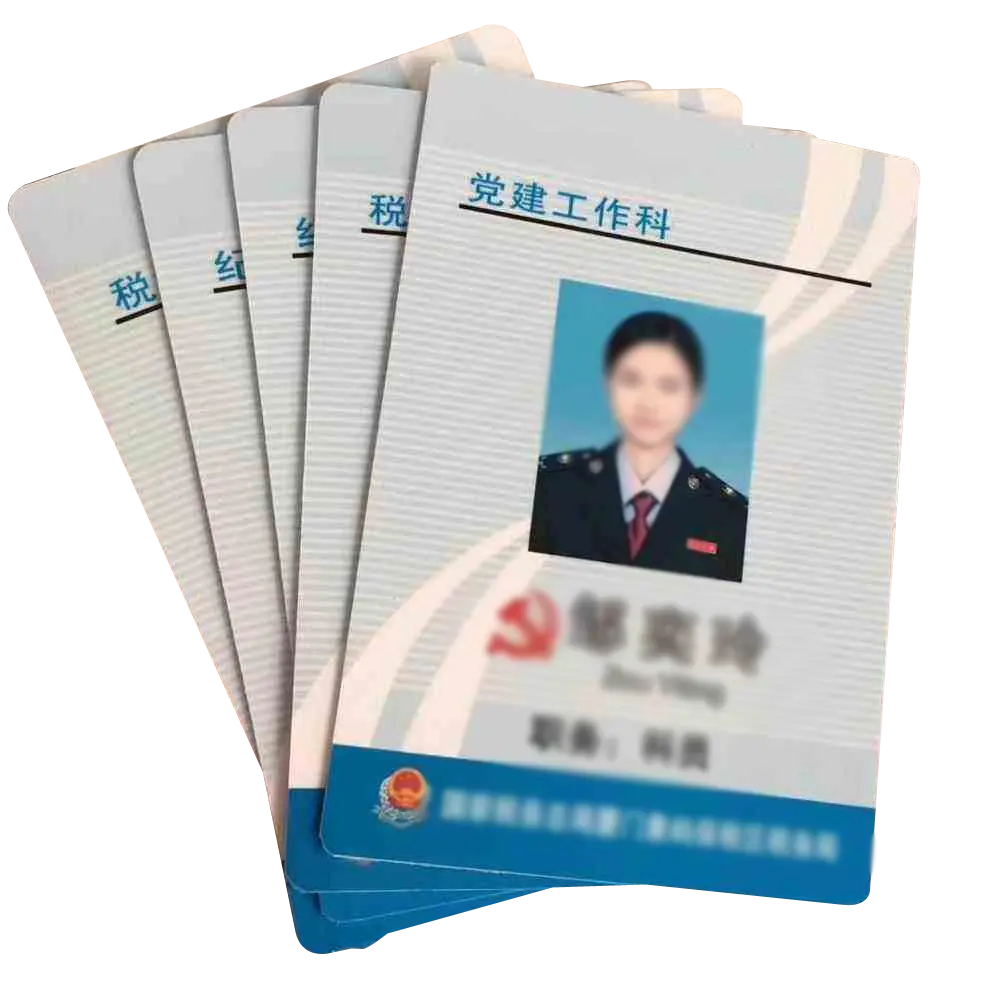 Custom Work ID Card Mater Job Card With Name Business Plastic Waterproof Card Postcard Printing