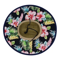 Chapeau de paille de sauveteur d'été personnalisé avec impression de logo personnalisé de la pêche chapeau de plage sombrero de surf chapeau de paille de sauveteur