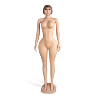 Mannequins en plastique de grande taille pour femmes, vente à chaud