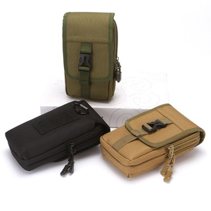 Dikey Su Geçirmez Oxford Fermuarlı Açık Hava Bel Çantası, Kemer Halkalı, Yürüyüş İçin Cep Telefonu Kılıfı, Unisex Bel Çantası (Telefonlar için) - Product Image 2