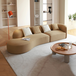 Ensemble de canapés classiques de luxe de style italien Tissu en cuir synthétique de haute qualité pour le salon Contemporain - Product Image 1