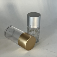 PET100ccLa bouteille blanche transparente en matériau semblable à un métal est utilisée pour contenir des capsules et des produits de soins de santé