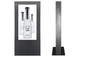 Nhà Máy Asianda 75 Inch Đứng Miễn Phí Hai Mặt Màn Hình Quảng Cáo LCD Hiển Thị Ngoài Trời Kỹ Thuật Số Biển Player - Product Image 4