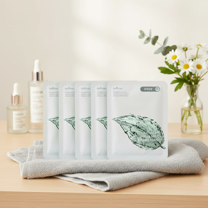 Isntree High Quality Mugwort Calming Gauze Mask Sheet 10Pcs Facial Masks - Product Image 3