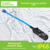 Connecteur de câble réseau automobile étanche IP68 en cuivre RJ45 M20 M22, adaptateur de prise de câble Ethernet extérieur en PVC