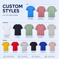 Camiseta Unisex con Logotipo Personalizado, Tela Técnica Natural Suave de Primera Calidad, Cuello Redondo, para Impresión de Ropa de Marca, OEM, Venta al Por Mayor