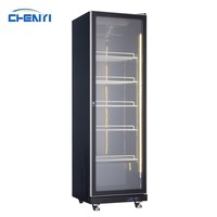 Refrigerador Comercial para Exhibición en Supermercados, Control Mecánico de Temperatura, Luz LED, Exhibición de Bebidas, Cerveza, Frutas, Verduras y Pasteles
