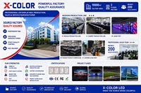 Pantalla LED de Alquiler Serie XH 500*1000mm, Pantalla LED para Interiores y Exteriores, Alta Frecuencia de Actualización 7680Hz, Instalación Rápida para Eventos