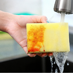 Éponges à vaisselle double face en gros pour la cuisine, éponges de nettoyage non abrasives, tampons à récurer la vaisselle - Product Image 6