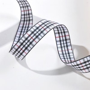 Pita Skotlandia Hijau Biru Lebar 9mm, Pita Tartan Natal untuk Pembungkus Kado - Product Image 3
