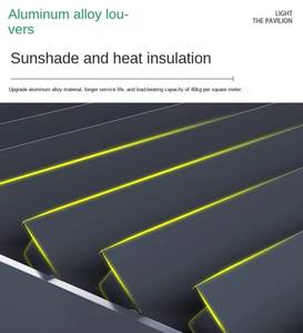 Pérgola bioclimática motorizada aluminio 6x4 iluminación cenador <span class=keywords><strong>2x2</strong></span> arcos cenadores pérgolas puente pérgolas - Product Image 4