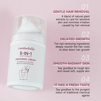 Crème dépilatoire OEM pour femmes, bras et maillot de bain, à l'aloe vera, céramide et niacinamide, douce, repousse lente, sans taches brunes, pour peaux sensibles