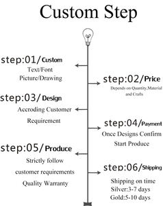 Collar de acero inoxidable chapado en oro de 18K, personalizado con nombre, Diamante puro, cristal de roca, placa con nombre, collares - Product Image 6