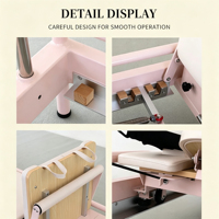 Chaise de Pilates Wunda portable et réglable de style coréen en alliage d'aluminium pour la santé et l'entraînement physique à domicile