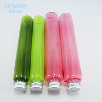 Bouteille de jus en PET transparente carrée de 200 ml et 300 ml avec étiquetage personnalisé, bouteille de boisson en plastique PET avec bouchon