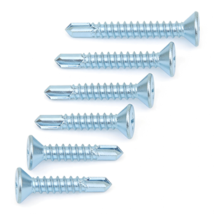 Bibo Yaente Factory M3.5/m3.9/m4.8 304 Stainless Steel Countersunk <b>Flat</b> Head Self-drilling Self-tapping Drill Tail <b>Screw</b> Metric - Product Image 1