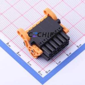 KF2EDGKSG-3.5-2*6P Plug-in Terminal Block P=3.5mm Connector Male Plug Snap Fixing 2x6P 3.5mm - Product Image 2