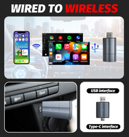 Adaptador inalámbrico Carplay, convierte el adaptador Carplay con cable a inalámbrico para IPhone, Control inalámbrico Plug & Play Carplay para automóviles