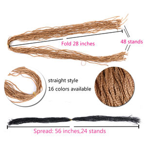 <span class=keywords><strong>Micro</strong></span> Cheveux Synthétiques <span class=keywords><strong>zizi</strong></span> Crochet Boîte Tresses Twist Synthétique Tressage Extensions de Cheveux <span class=keywords><strong>zizi</strong></span> Boîte Tresse 28 Pouces - Product Image 2