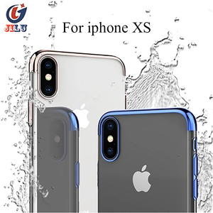 Fabricante a granel transparente caso para <span class=keywords><strong>iphone</strong></span> <span class=keywords><strong>xs</strong></span> <span class=keywords><strong>de</strong></span> la cubierta del TPU del electroplate - Product Image 6