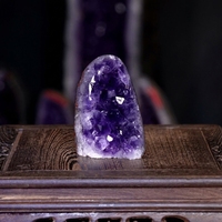 Grappe d'améthyste naturelle sculptée, spécimen de grotte, écologique, pour la guérison Feng Shui, améthyste drusy pour la décoration intérieure de luxe et la spiritualité