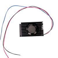 Ventilateur de refroidissement en aluminium pour carte mère, 25x25x10mm, DC5V, 0,20a, 1.0W, pour micro-ordinateur, moniteur, carte graphique