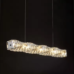 New Design Led Pendant Light Gold Hanging Lamp Luxury <b>Crystal</b> <b>Chandelier</b> for Living Room - Product Image 1