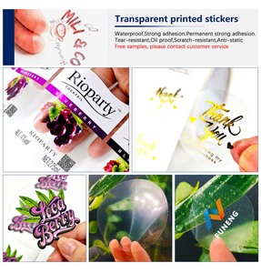 Étiquettes personnalisées imprimées avec logo, dorure à chaud, en vinyle, adhésives, imperméables, pour emballage alimentaire et bouteilles, impression d'étiquettes - Product Image 5