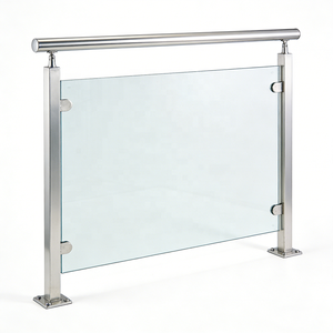 Ringhiera <span class=keywords><strong>in</strong></span> <span class=keywords><strong>Vetro</strong></span> per Veranda, Balaustra per Terrazza Esterna, Ringhiera per Scale, Design per Hotel e Edifici Commerciali con Illuminazione LED - Product Image 6