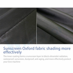 Copertura per lavatrice copertura per lavatrice in PU 420D 60*48*85, rivestimento in <span class=keywords><strong>tessuto</strong></span> Oxford 600D PU, nero, impermeabile e antipolvere - Product Image 2