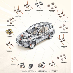Weasonde BSX144 68-9142แปรงคาร์บอนสตาร์ทเตอร์เพลายาว30มม. 50มม. สำหรับรถชุดอุปกรณ์เสริมสำหรับผู้เริ่มต้นผลิตจากประเทศจีน - Product Image 3