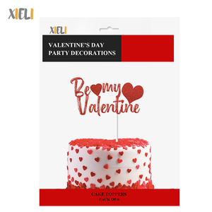Xieli Vietnam essere il mio Topper Cupcake San Valentino centrotavola decorazione Cupcake Pick per la festa di San Valentino - Product Image 6