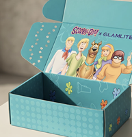 Boîte en carton ondulé E Flute en gros avec impression personnalisée intérieure et extérieure pour l'emballage