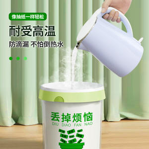 Sacs poubelles à cordon Taijie pour la maison, taille L, épaissis, 100 pièces, usage polyvalent pour la cuisine - Product Image 3