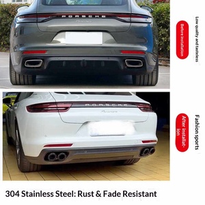 ท่อไอเสียสแตนเลส TYPY สำหรับ Porsche Panamera แบบสี่ช่อง พร้อมระบบไอเสีย GTS แบบสามชั้นสำหรับการปรับแต่งแบบสปอร์ต - Product Image 3