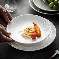 Vaisselle Blanche Personnalisée en Gros d'Usine, Services de Table Incassables en Céramique pour Cuisine et Maison