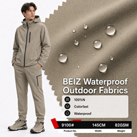 Chaquetas Cortavientos Ligeras y Camisas Casuales, Tela 100% Nailon Resistente al Agua y Transpirable para Chaquetas de Plumón