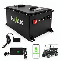 Chargeur rapide pour batteries lithium-ion LiFePO4 de chariots de golf électriques, cycle profond 72V 48V 36V 105AH 200AH 300AH