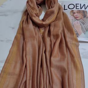 ベストセラー パシュミナ グリーン グレー 100% カシミヤ スカーフ - Product Image 2