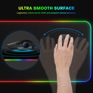 Alas Keyboard Gaming anti selip, <span class=keywords><strong>Mouse</strong></span> <span class=keywords><strong>Pad</strong></span> besar anti selip ukuran besar, Logo kustom RGB