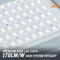 Ledmic - Farola LED de Grado de Infraestructura de 100W, 150W, 200W, D4i Inteligente, Proveedor de Proyectos EPC para Estaciones de Tren y Centros Ferroviarios